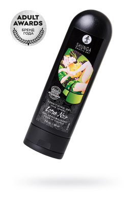Возбуждающий гель для влюбленных Shunga Lotus Noir, уникальная формула с L-аргинином, 60 мл. (0T-000