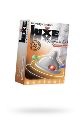 Презервативы Luxe, exclusive, Молитва девственницы, 18 см, 5,2 см, 1 шт. (0T-00010904)