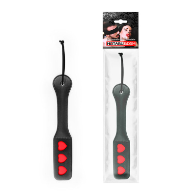 ШЛЁПАЛКА L 320 мм, цвет чёрный/красный (NTB-80588)