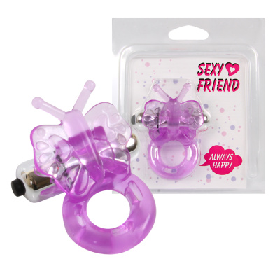 КОЛЬЦО ЭРЕКЦИОННОЕ с вибрацией (SF-70260)