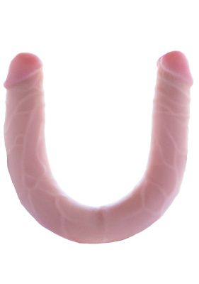 Фаллоимитатор двухсторонний FLEX&FIX SISTEM в ламинате L 495 мм, D 39 мм, киберкожа (940500)