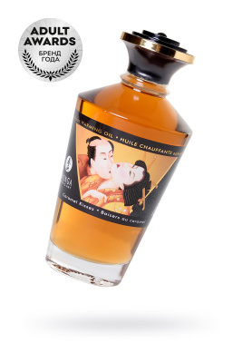 Масло для массажа Shunga Caramel Kisses, разогревающее, карамель, 100 мл (0T-00009675)
