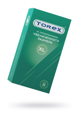 Презервативы Torex, увеличенного размера, латекс, 20 см, 5,6 см, 12 шт. (0T-00016821)